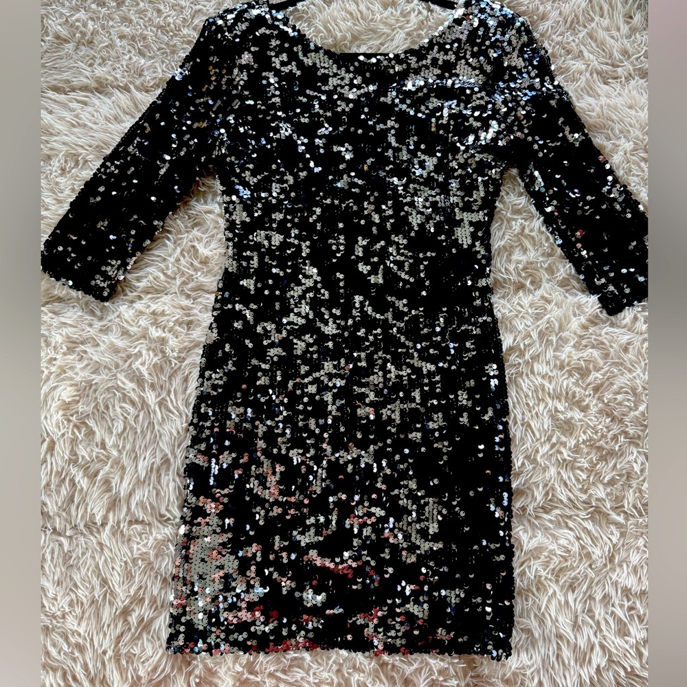 Sequin mini dress